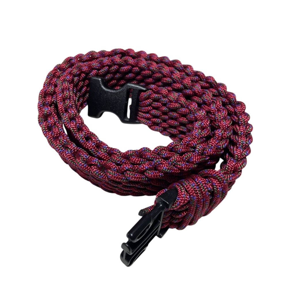 Paracord Survival Belt 38"‎ Long Plastic Side Release Buckle